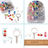 Resin Pendant Jewelry Making Set with Conch Inside - 27pcs