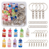 Resin Pendant Jewelry Making Set with Conch Inside - 27pcs