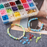 Polymer Clay Heishi Beads Cowrie Shell Acrylic DIY Jewelry Set Kit
