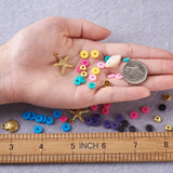 Polymer Clay Heishi Beads Cowrie Shell Acrylic DIY Jewelry Set Kit