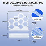 DIY Jewelry Storage Resin Mold Hollow Earrings Hexagonal Pendant Silicone Mold
