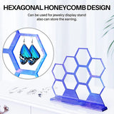 DIY Jewelry Storage Resin Mold Hollow Earrings Hexagonal Pendant Silicone Mold
