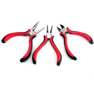 Jewelry Tool Set Ferronickel Round Nose Pliers Flat Nose Pliers DIY Craft