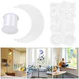 Moon Silicone Resin Mold for Jewelry Wind Chime Casting