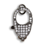 DIY Jewelry Supplies Chains Keychain Charms Zircon Lobster Clasp Brass