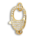 DIY Jewelry Supplies Chains Keychain Charms Zircon Lobster Clasp Brass