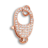 DIY Jewelry Supplies Chains Keychain Charms Zircon Lobster Clasp Brass