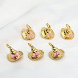 Copper Alloy Magic Hat Necklace Pendants 10pcs