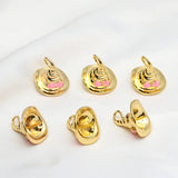 Copper Alloy Magic Hat Necklace Pendants 10pcs