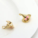 Copper Alloy Magic Hat Necklace Pendants 10pcs