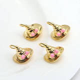 Copper Alloy Magic Hat Necklace Pendants 10pcs