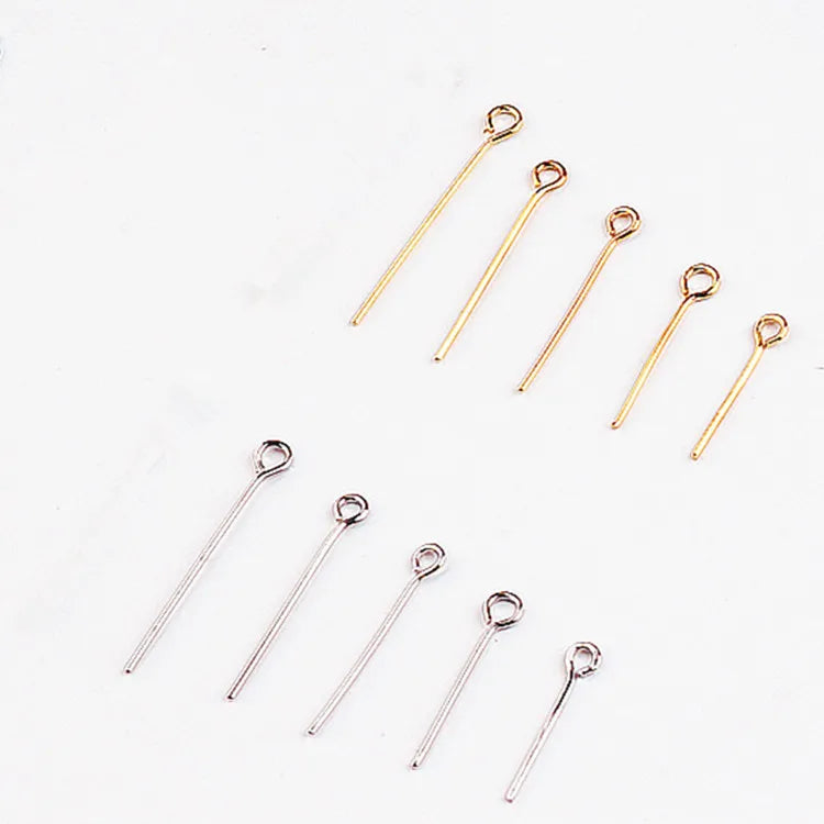 DIY K Nickel Silver Beaded Accessories 9 Word Needle