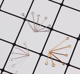 DIY K Nickel Silver Beaded Accessories 9 Word Needle