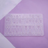 Key Resin Mould Crystal Epoxy Mold for Key Collection Pendant Ornaments