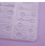 Key Resin Mould Crystal Epoxy Mold for Key Collection Pendant Ornaments