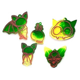 Silicone Mold Crystal Epoxy Resin Casting Mould Keychain Pendants