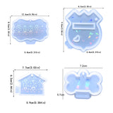 Dog Bone Silicone Mold Keychain Pendant Resin Casting Mould