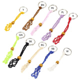 DIY Macrame String Lanyard Keychain Crystal Holder