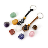 DIY Macrame String Lanyard Keychain Crystal Holder
