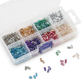 600pcs Austria Crystal Glass Spacer Beads DIY Kit Set Box 3X6mm