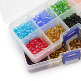 Austria Crystal Glass Spacer Loose Beads 800/400pcs for Jewelry Making Bracelet