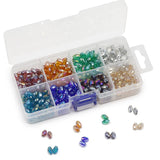 Austria Crystal Glass Spacer Loose Beads 800/400pcs for Jewelry Making Bracelet