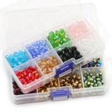 Austria Crystal Glass Spacer Loose Beads 800/400pcs for Jewelry Making Bracelet