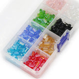 DIY Kit Set Box 4x8mm 400pcs Square Crystal Spacer Beads