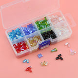 DIY Kit Set Box 4x8mm 400pcs Square Crystal Spacer Beads