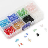 DIY Kit Set Box 800pcs 4x8mm Austria Crystal Glass Spacer Beads