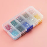 Crystal Bicone Austrian Beads 4mm Glass Spacer 1000pcs DIY Kit Set Box