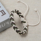 DIY Knit Bangles Hemp Rope Wristbands Bracelets for Party Wedding Travel