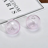 Korea Mermaid Foam Glass Bubble Earrings Pendant