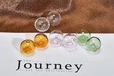 Korea Mermaid Foam Glass Bubble Earrings Pendant