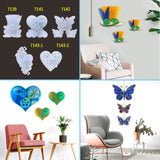 DIY Lace Wall Hanging Butterfly Pendant Silicone Mould