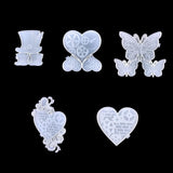 Lace Love Wall Hanging Epoxy Resin Mold Gear Wall Pendant Decoration