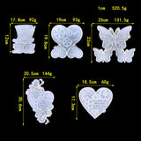 Lace Love Wall Hanging Epoxy Resin Mold Gear Wall Pendant Decoration