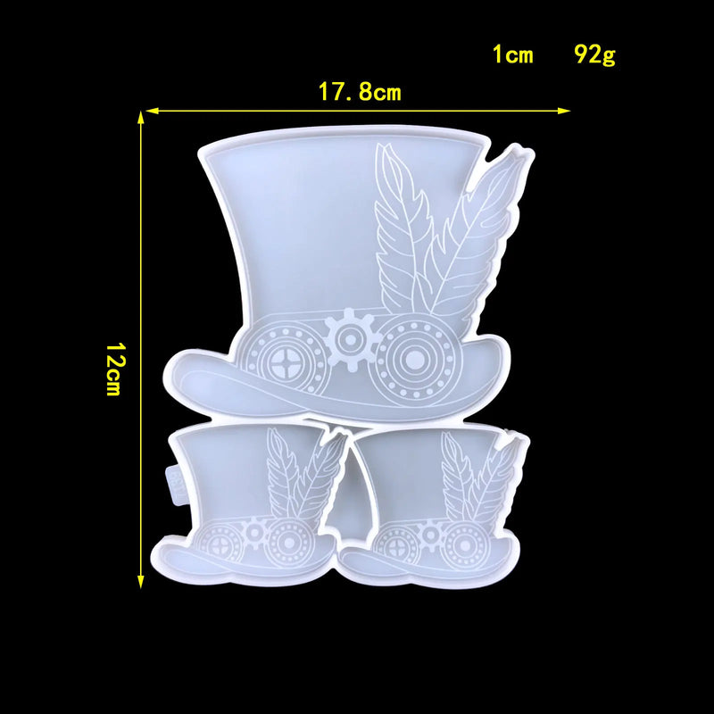 Lace Love Wall Hanging Epoxy Resin Mold Gear Wall Pendant Decoration