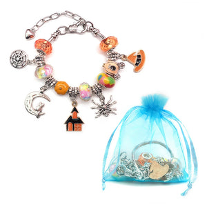 DIY Halloween Charm Bracelet Set for Girls