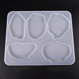 Large Swing Table Crystal Epoxy Resin Mold Coaster Base Silicone Mold
