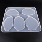 Large Swing Table Crystal Epoxy Resin Mold Coaster Base Silicone Mold