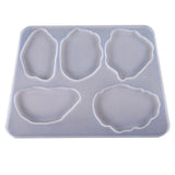 Large Swing Table Crystal Epoxy Resin Mold Coaster Base Silicone Mold