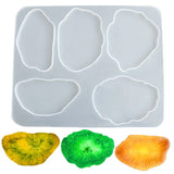 Large Swing Table Crystal Epoxy Resin Mold Coaster Base Silicone Mold