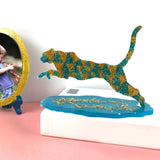 Leaping Leopard Tray Silicone Mould Resin Epoxy Mold