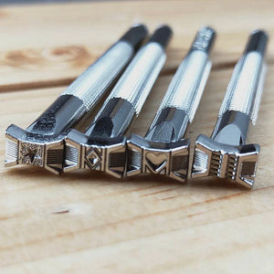 Metal Basket Splay Stamps Tool Set 9mm*6mm Solid Metal Printing Tools