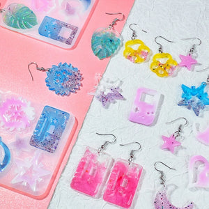 Leaves Earring Pendant Silicone Mould for Jewelry Crafts Making