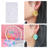 Leaves Earring Pendant Silicone Mould for Jewelry Crafts Making