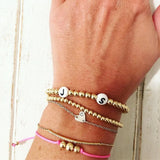 DIY Letter Bracelets Boho Name Bracelet Men Women Personalized