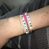 DIY Letter Bracelets Boho Name Bracelet Men Women Personalized