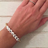 DIY Letter Bracelets Boho Name Bracelet Men Women Personalized